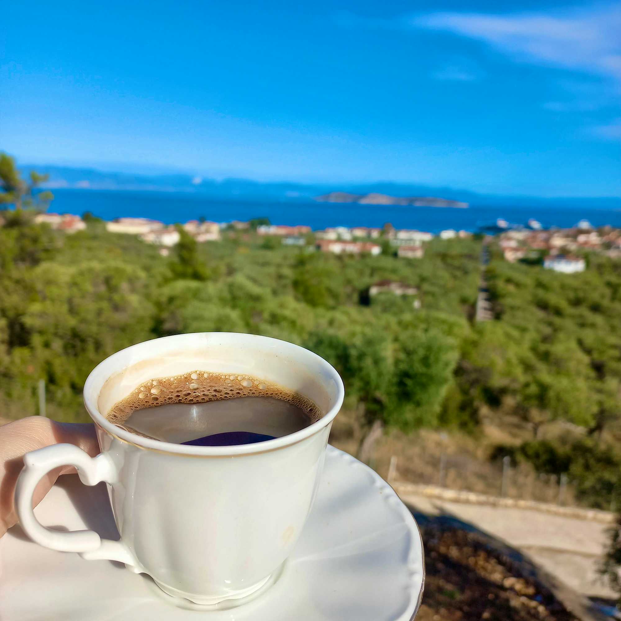 Photo Caption: Start your day with a cup of coffee and a beautiful view