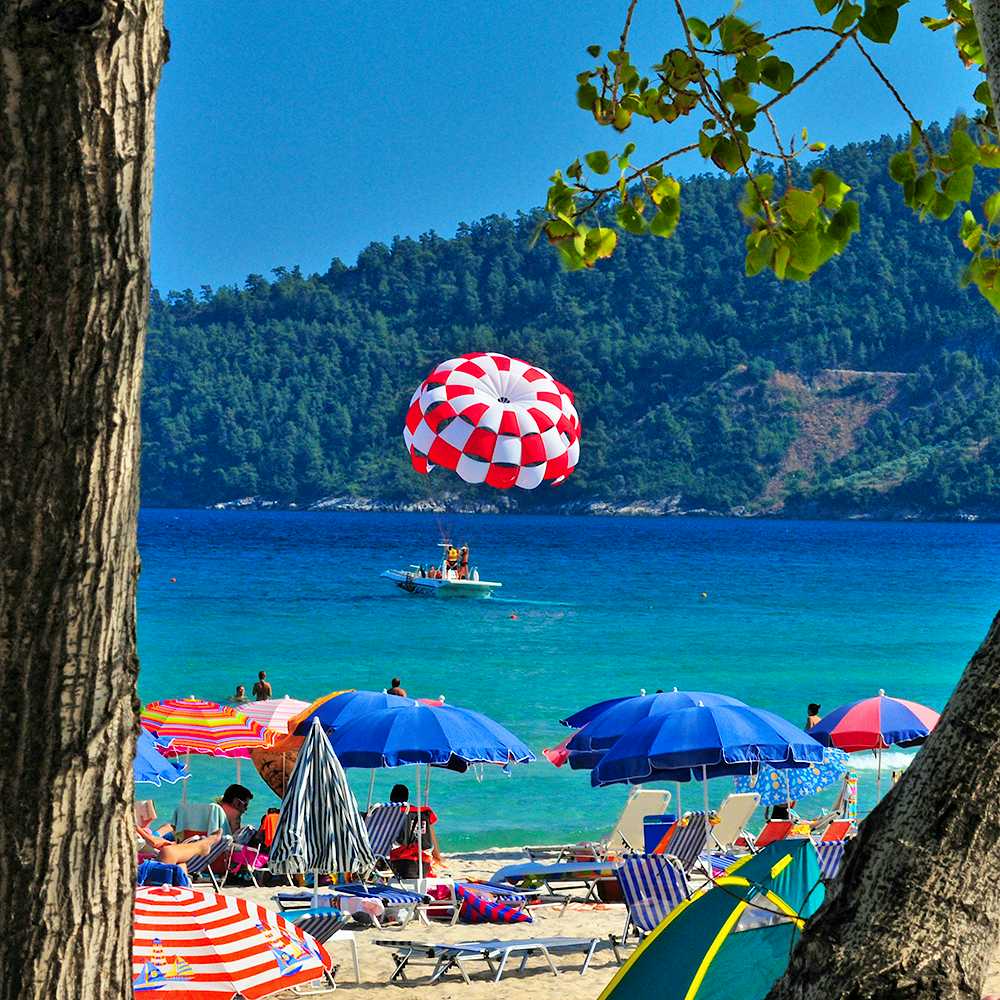 Photo Caption: Indulge in some fun watersports nearby